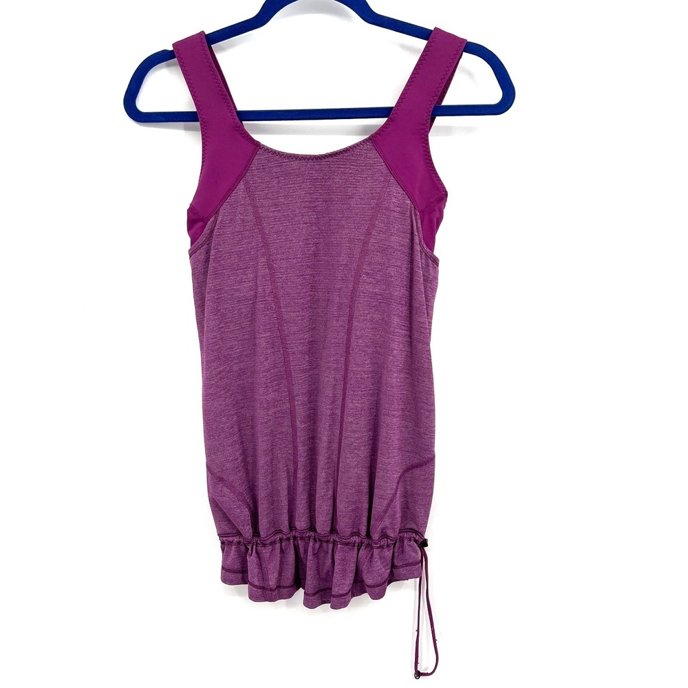 Lululemon run for your life tank top sports bra built in workout gym yoga 4